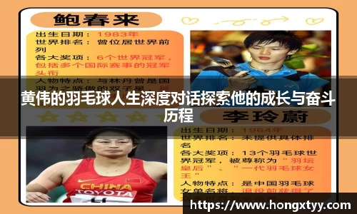 黄伟的羽毛球人生深度对话探索他的成长与奋斗历程